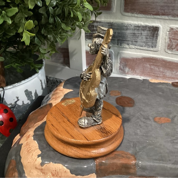 Vintage Pewter Ron Lee Hobo Band Collection - Collectible - Org. Price Sticker - Picture 4 of 9